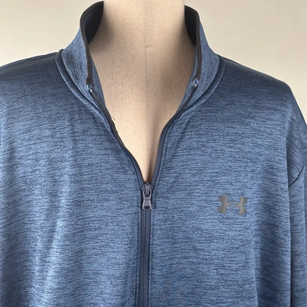 Under Armour Men's Fleece Half Zip Pullover Blue 1357145 Size 2XL